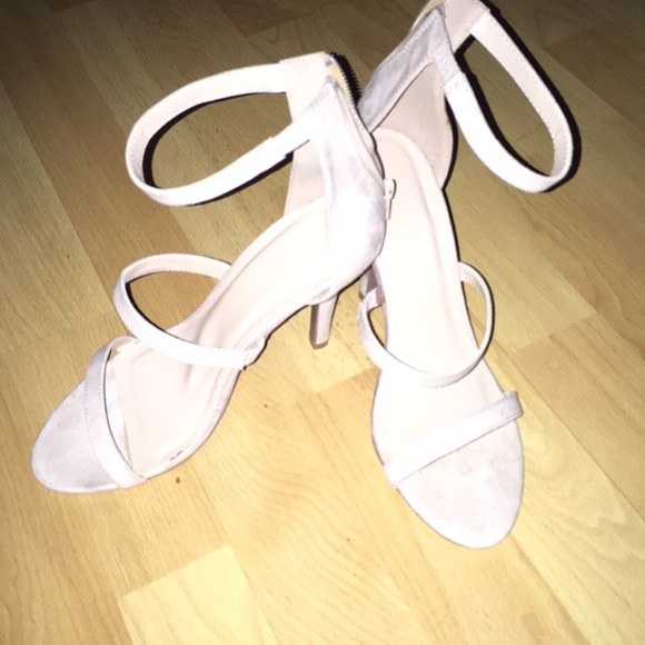 Nude Strappy Heels - Picture 3 of 3